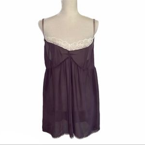 Victoria’s Secret Purple Babydoll Slip nightie XL
